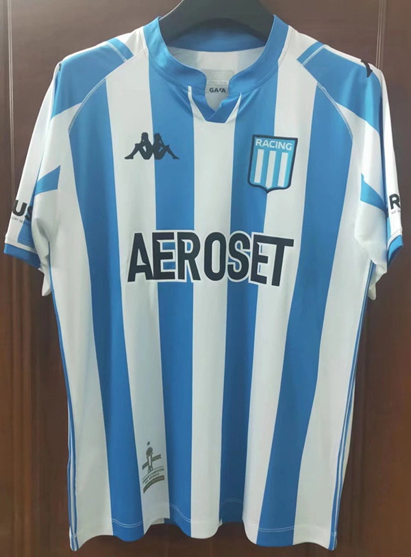 22-23 Season Racing de Avellaneda Home Blue-White Football Jersey